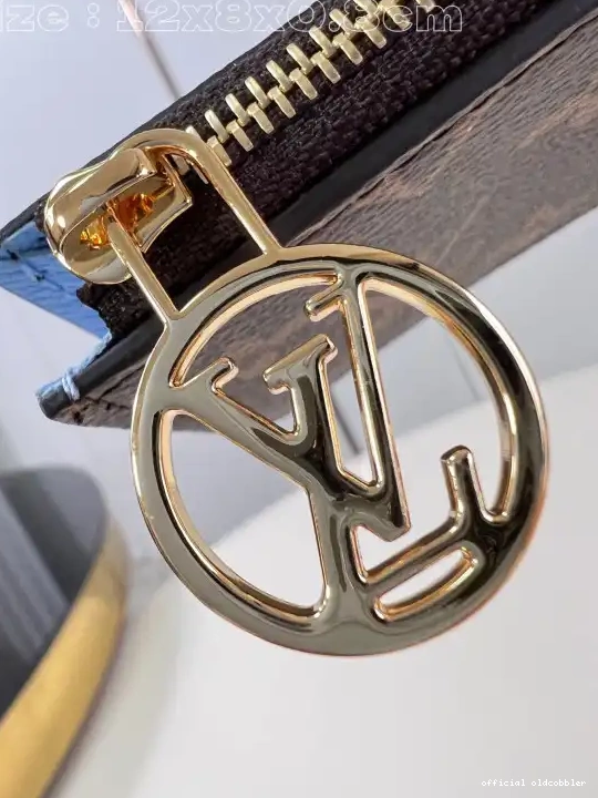 Official oldcobbler LOUIS VUITTON Holder-12*8*0.8cm Romy Card 0522